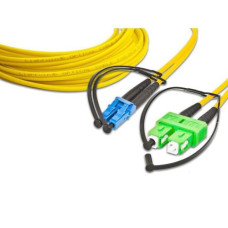 Lightwin LWL-Patchkabel LC-SC/APC, Singlemode, Duplex, 3m Lightwin LWL-Patchkabel LC-SC/APC, Singlemode, Duplex, 3m