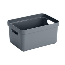 Sigma Home Aufbewahrungsbox 13 l Blau/Grau