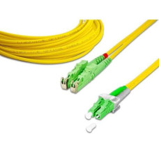 Lightwin LWL-Patchkabel E2000/APC-LC/APC, Singlemode, Duplex, 15m Lightwin LWL-Patchkabel E2000/APC-LC/APC, Singlemode, Duplex, 15m