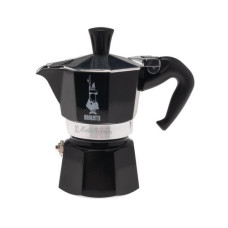Bialetti Espressokocher Moka Express 1 Tassen, Schwarz