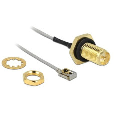 Delock Antennenkabel RP-SMA zu MHF, zum Einbau, 35cm Delock Antennenkabel RP-SMA zu MHF, zum Einbau, 35cm