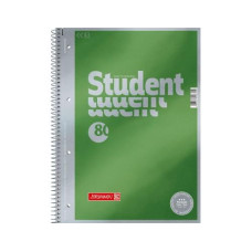 Brunnen Collegeblock Premium Student  A4, Blanko, 80 Blatt