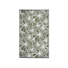 Esschert Design Teppich 240 x 150 cm Blumenmuster