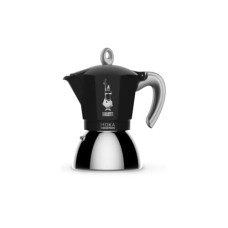 Bialetti Espressokocher New Moka Induktion 4 Tassen, Schwarz