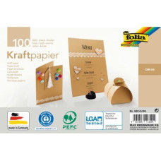 Folia Kraftkarton Motivblock Kraftpapier A5 120 g/m²