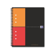 Oxford Notizheft International Activebook, A5 +, Kariert, Grau Oxford Notizheft International Activebook, A5 +, Kariert, Grau