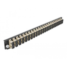 Delock Verteilerplatte Frontblende 24 Port SC Duplex OM2 MM beige