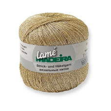 Madeira Häkel- und Strickgarn Lamé 25 g, 175 m, Gold/Beige Madeira Häkel- und Strickgarn Lamé 25 g, 175 m, Gold/Beige