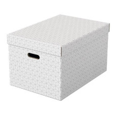 Leitz Aufbewahrungsbox Esselte Home L Gross, 3 Stück, Weiss Leitz Aufbewahrungsbox Esselte Home L Gross, 3 Stück, Weiss