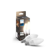 Philips Hue Leuchtmittel White, 5.5 W, E14, 2 Stück, Bluetooth