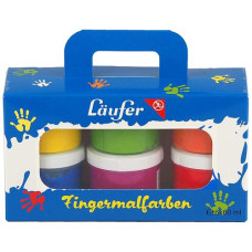 Läufer Fingermalfarbe 6 Farben x 60 ml, Mehrfarbig
