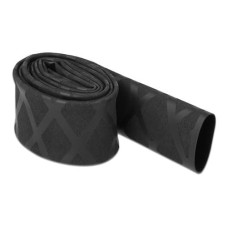 Delock Schrumpfschlauch X-Muster rutschfest 1 m x 20 mm Schwarz Delock Schrumpfschlauch X-Muster rutschfest 1 m x 20 mm Schwarz