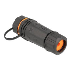 Delock Kupplung RJ-45, Cat.6A, Orange, wasserfest, 1 Stück