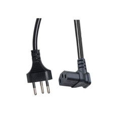 Diggelmann Netzkabel 2 m C13 - T12, gewinkelt nach oben Diggelmann Netzkabel 2 m C13 - T12, gewinkelt nach oben
