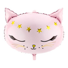 Partydeco Folienballon Cat Rosa Partydeco Folienballon Cat Rosa