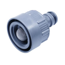 Gardena Hahnverbinder mit Wasserstop, 1 Stück, Grau Gardena Hahnverbinder mit Wasserstop, 1 Stück, Grau