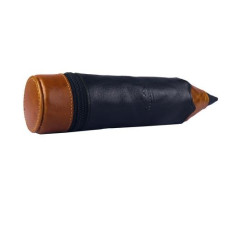 Alpenleder Etui Griffel Ebenholz und Cognac