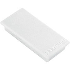 Franken Haftmagnet 23 x 50 mm, 10 Stück, Weiss Franken Haftmagnet 23 x 50 mm, 10 Stück, Weiss