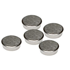 Franken Haftmagnet Chrom Ø 25 mm, 2 Stück, Silber Franken Haftmagnet Chrom Ø 25 mm, 2 Stück, Silber