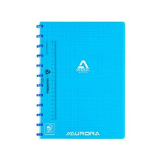 Adoc Notizheft Pap-Ex Colorline, A4, Blau, kariert