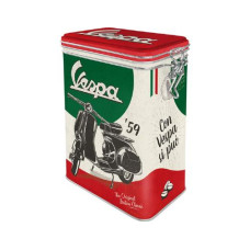 Nostalgic Art Vorratsdose Vespa 1.3 l, Rot/Schwarz/Weiss
