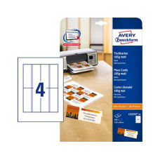 Avery Zweckform Tischkarte 110 x 40 mm, 100 Stück