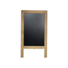 Securit Kreidetafel Ständer Natur Finish Hellbraun/Schwarz