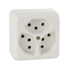 Mica AP-Steckdosen 3x T13 Mica AP-Steckdosen 3x T13