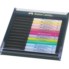 Faber-Castell Tuschestift Pitt Artist Pen 12er Etui Pastell Faber-Castell Tuschestift Pitt Artist Pen 12er Etui Pastell