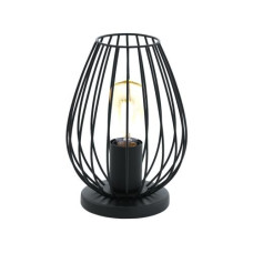 EGLO Leuchten Tischleuchte NEWTOWN 1x E27 Schwarz EGLO Leuchten Tischleuchte NEWTOWN 1x E27 Schwarz