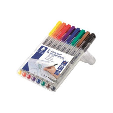 Staedtler Folienstift Lumocolor 316 F 8er-Set, wasserlöslich
