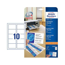Avery Zweckform Visitenkarten-Etiketten 85 x 54 mm 250 Stück