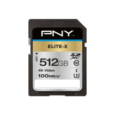 PNY SDXC-Karte Elite-X UHS-I U3 512 GB