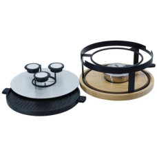 Kadastar Fondue-Rechaud One4All Multifunktional, Silber