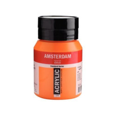 Amsterdam Acrylfarbe Standard Series Azoorange halbdeckend, 500 ml