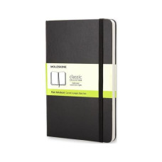 Moleskine Notizbuch Classic A5 Blanko, Schwarz, 240 Seiten Moleskine Notizbuch Classic A5 Blanko, Schwarz, 240 Seiten