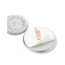 supermagnete Haftmagnet 10 x 25 mm, Selbstklebend supermagnete Haftmagnet 10 x 25 mm, Selbstklebend