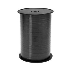 Stewo Geschenkband Poly Ribbon 10 mm x 250 m, Schwarz