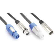 PD Connex CX06-2 Powercon - XLR 3 Pole, female 2 m PD Connex CX06-2 Powercon - XLR 3 Pole, female 2 m