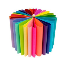 Rico Design Bastelpapier 1 Block à 30 Blatt, Farbig sortiert Rico Design Bastelpapier 1 Block à 30 Blatt, Farbig sortiert