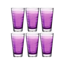 Leonardo Trinkglas Vario Struttura 280 ml, 6 Stück, Violett Leonardo Trinkglas Vario Struttura 280 ml, 6 Stück, Violett