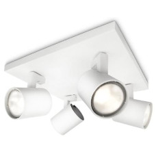 Philips Aufbauspot Runner, 4 x GU10, 20 W, Weiss