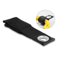 Delock Klettkabelbinder Schwarz 260 mm x 38 mm