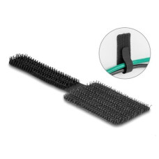 Delock Klettkabelbinder selbstklebend Schwarz 90 mm x 24 mm