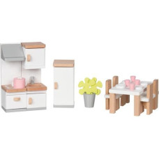 Goki Puppenhausmöbel Küchenausstattung 20-teilig
