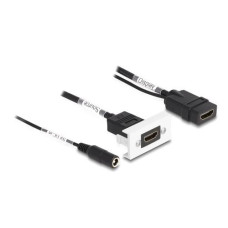 Delock Adapter Easy 45 4K60Hz HDMI - Strombuchse/HDMI