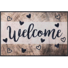 wash+dry Fussmatte Wooden Welcome 50 x 75 cm wash+dry Fussmatte Wooden Welcome 50 x 75 cm