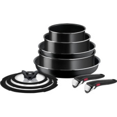 Tefal Pfannen-Set Ingenio Easy On 10-teilig, Schwarz