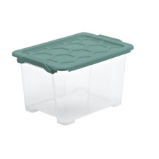 Rotho Aufbewahrungsbox Evo Safe 15 l, Grün/Transparent Rotho Aufbewahrungsbox Evo Safe 15 l, Grün/Transparent