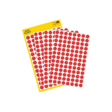Avery Zweckform Klebepunkte Ø 8 mm, 4 Blatt, Rot